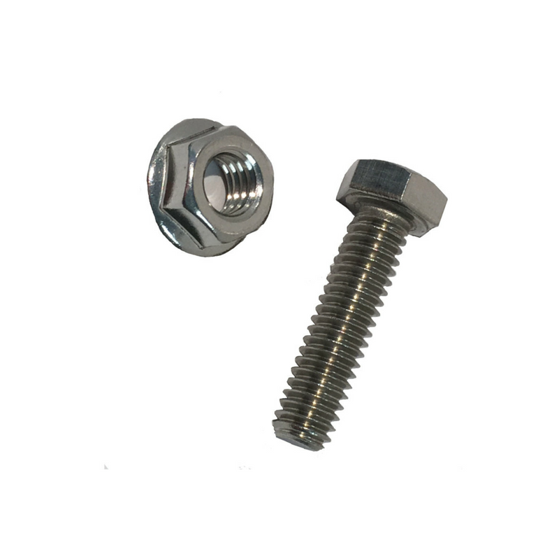 Roof-Tech - 5/16 Hex bolt & Flange nut, L:1-1/4 in